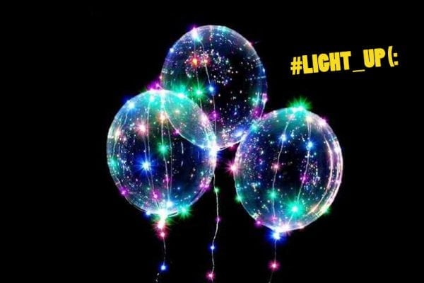 בלוני לד זוהרים