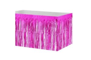 חצאית פרנזים בצבע ורוד