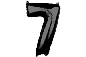 בלון סיפרה 7 שחור