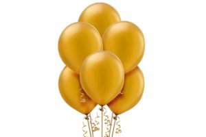 בלונים בצבע זהב
