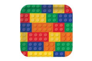 צלחות ליום הולדת לגו